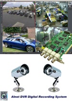 CD-205-ES 2-Camera Alnet Hi-Res Color IR Day/Night Restaurant Security Camera PC-Based DVR System