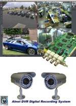 CD-205-LW 2-Camera Sony CCD Wideangle IR Long-Range Night Vision Restaurant Security PC-Based Camera DVR System