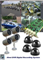 CD-805-CDL 8-Camera Hi-Res Indoor Dome and Hi-Res Outdoor Infrared IR Night Vision PC-Based DVR Restaurant Security Camera System