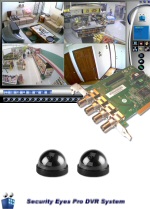 CD-203-CD 2-Camera Hi-Res 480 TVL Indoor Dome Restaurant Security Camera DVR System