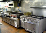 The kitchen of a restaurant should be covered by security cameras to ensure quality of food preparation and storage as well as preventing theft.