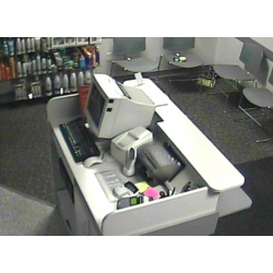 Indoor Dome Security Cameras provide great quality footage of restaurant cash registers.